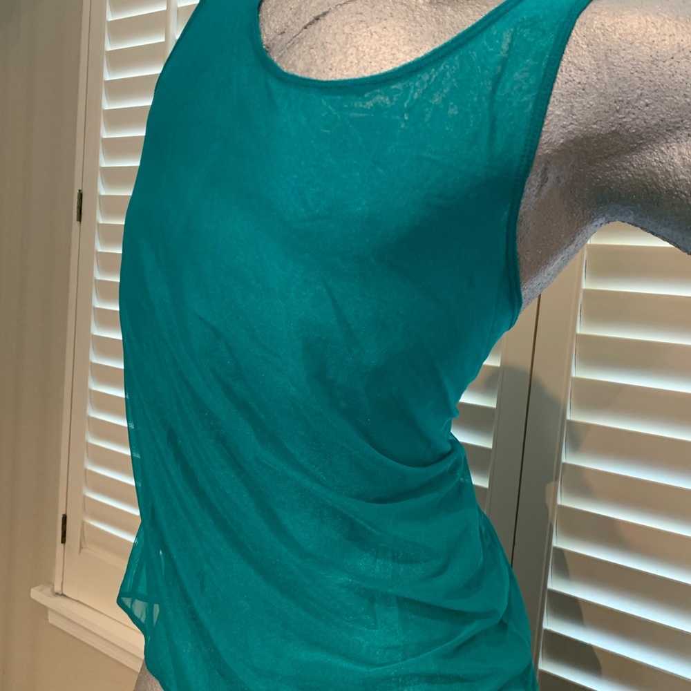 Expo Tank -SeeThru Mesh-B070 -Emerald Green - Picture 4 of 5
